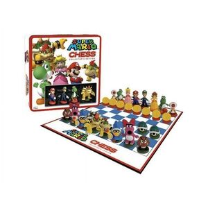 🆕Super Mario Chess Collector's Edition, New! Nintendo Chess Set in Tin